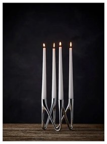 Sfeșnic Morsø Roots, argintiu