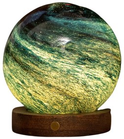 Decorațiune luminoasă maro închis/în culoare naturală închisă cu USB ø 12 cm Stellar Ocean – Gingko