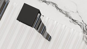 Paravan de dus Rea Aero Intimo Black Mat 90