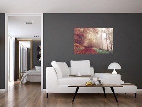 Tablou - Plimbarea de toamnă prin pădure (90x60 cm)