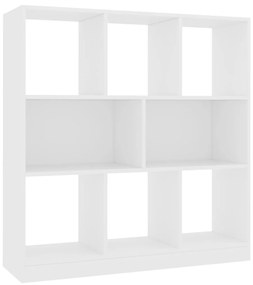 800171 vidaXL Bibliotecă, alb, 97,5x29,5x100 cm, PAL