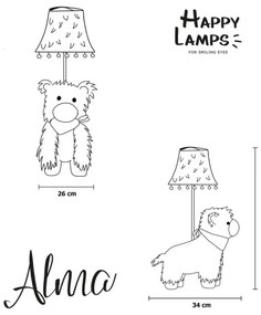 Lampadar LED pentru copii Happy Lamps ALMA LED/5,4W/230V lamă