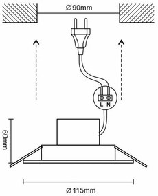 Plafonieră LED dimabilă pentru baie LED/10W/230V 3000K-6500K Wi-Fi Tuya IP44