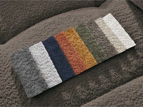 Colțar maro extensibil/cu spațiu de depozitare cu tapițerie din țesătură bouclé (cu colț pe partea stângă/cu șezlong) Roxelane – Bobochic Paris