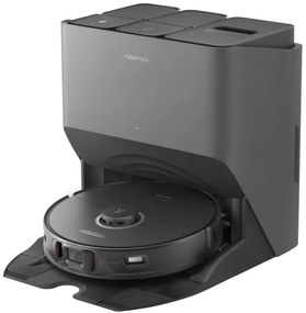 Robot aspirator cu statie automatizata Roborock S8 Pro Ultra, 50W, Wi-Fi, 6000Pa, 750ml, 300m2, Autonomie pana la 180 min, Turbo, Control vocal, Negru
