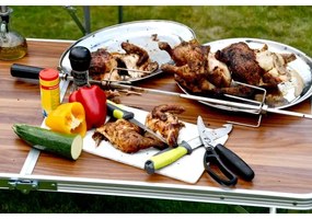 Trusă cu ustensile din oțel inoxidabil pentru grătar 6 buc.