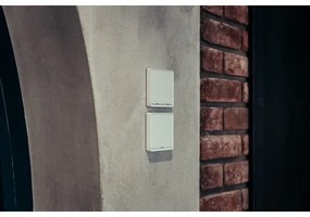 Întrerupător cu 2 butoane SMART 1xCR2430 Zigbee 3.0 Tuya Immax NEO 07507L