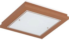 Argon 1867 - Plafonieră TABOR 4xE27/15W/230V 42x42 cm teracotă