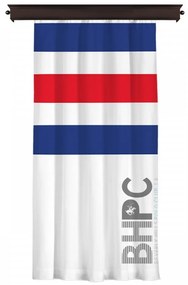 Draperie Beverly Hills Polo Club, 140x260, 100% poliester, Blue/Red/White