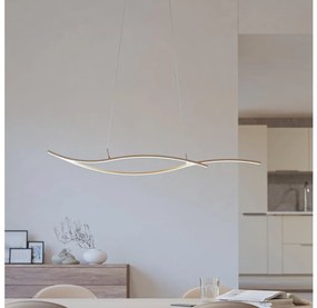 Lustră LED pe cablu Eglo 901212 GRISOLIA LED/20W/230V 4000K bej