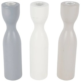 Suport pentru lumanari din lemn TORNE 25 cm - mai multe culori