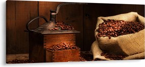 Tablou cu cafea (120x50 cm)