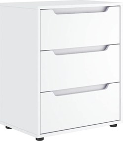 vidaXL Bufetă „VISNES” alb 60x40x73 cm lemn prelucrat