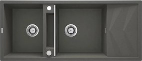 Chiuveta granit Deante Magnetic 116x50 cm antracit metalic