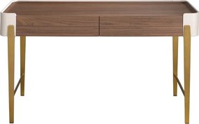 Birou deosebit design LUX Walnut-Bej