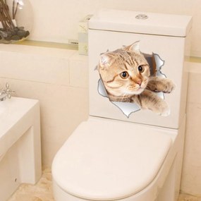 Sticker decorativ Here I am - Kitty 21 x 22 cm