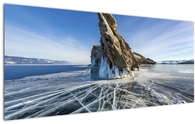 Tablou cu piatra înghețată (120x50 cm)