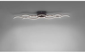 Lustră LED aplicată WAWE LED/28W/230V neagră Leuchten Direkt 15166-18