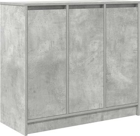 vidaXL Bufetă Gri Beton 85x34x76 cm Lemn prelucrat