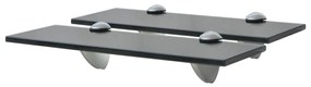 vidaXL Rafturi suspendate, 2 buc., 30 x 10 cm, sticlă, 8 mm