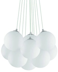 Lustra moderna cu 11 pendule MAPA SP11 BIANCO 131924