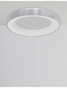 Plafoniera LED 3000K moderna 60cm RANDO THIN argintiu NVL-9353856