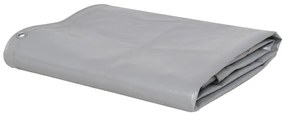 vidaXL Prelată, gri, 6 x 8 m, 650 g/m²