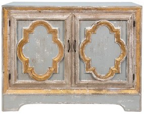 Comoda gri, din lemn, cu aspect vintage, Alhambra