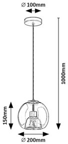 Lustra, Pendul design modern Cameo