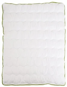 Patura matlasata pentru toate anotimpurile BELLA ALOE VERA 140x200 cm, alba