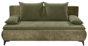 Canapea Extensibila Zita, Olive, 202 x 94 x 104 cm