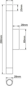 Open Design OR84573 - Aplica de perete Q 2xG9/3,5W/230V negru/auriu