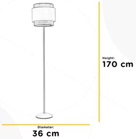 Lampadar ONLI LICIA 1xE27/22W/230V