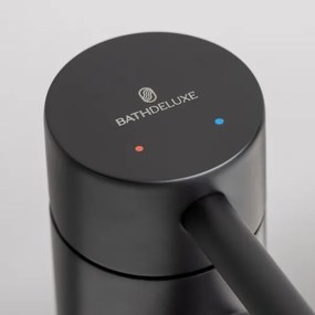 Baterie de lavoar BATH DELUXE 28-017-03-02-02 RINGSTED 17,8 cm negru mat