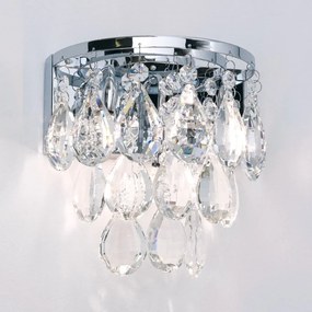 Aplica de perete cristal K9 design elegant CELESTE crom