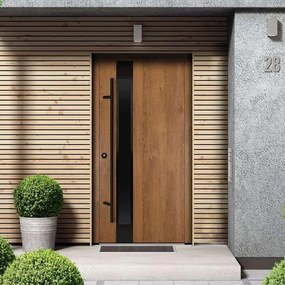 Usa Metalica din otel de intrare in casa Turenwerke DS82 Gri Antracit, DS82-05, Silver