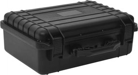 vidaXL Bagaj de zbor portabil, negru, 47x36x18 cm, PP