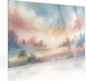 Tablou pe sticlă - Peisaj elegant (70x50 cm)
