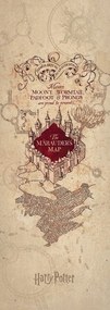 Poster de artă Harry Potter - Harta Marauder
