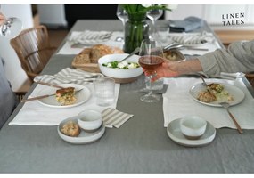 Față de masă din in 140x300 cm Khaki – Linen Tales