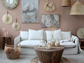 Canapea premium, 3 locuri, stofa, 5 perne decorative, Malo