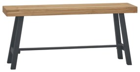 340743 vidaXL Bancă, 110 cm, lemn masiv de tec