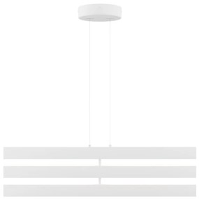 Lustra LED suspendata design modern Origami alb