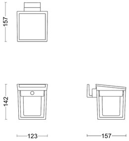 Philips BLAISE LED 1,5W 3,7V 3000K IP44 lampă solară de perete cu senzor