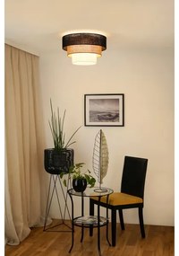 Brilagi - Lustr ASPEN LUNETA 1xE27/15W/230V pr. 45 cm negru/bej/crem