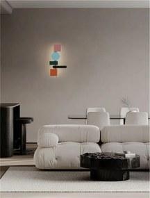 Aplica de perete LED design modern, Aluminiu, Multicolor, MARGOT