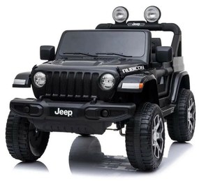 Mașină electrică Baby Mix Baby Jeep WranglerRubicon, negru