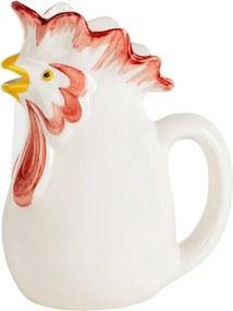 Carafă din ceramică pictata manual, 1.4 L, „Basse-Cour”