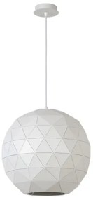 Lucide 21409/40/31 - Lampa suspendata OTONA 1xE27/60W/230V alba