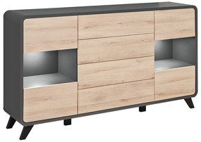 Dulap Raydon 20 ANRV RD SB (antracit + Stejar kronberg). 1024055